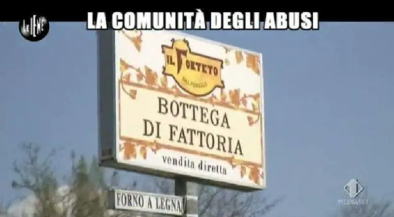 Da un video de "Le Iene"