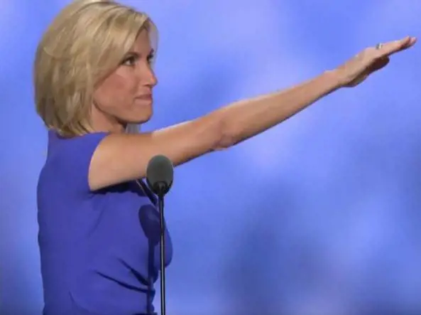 Il saluto di Laura Ingraham (da Twitter)