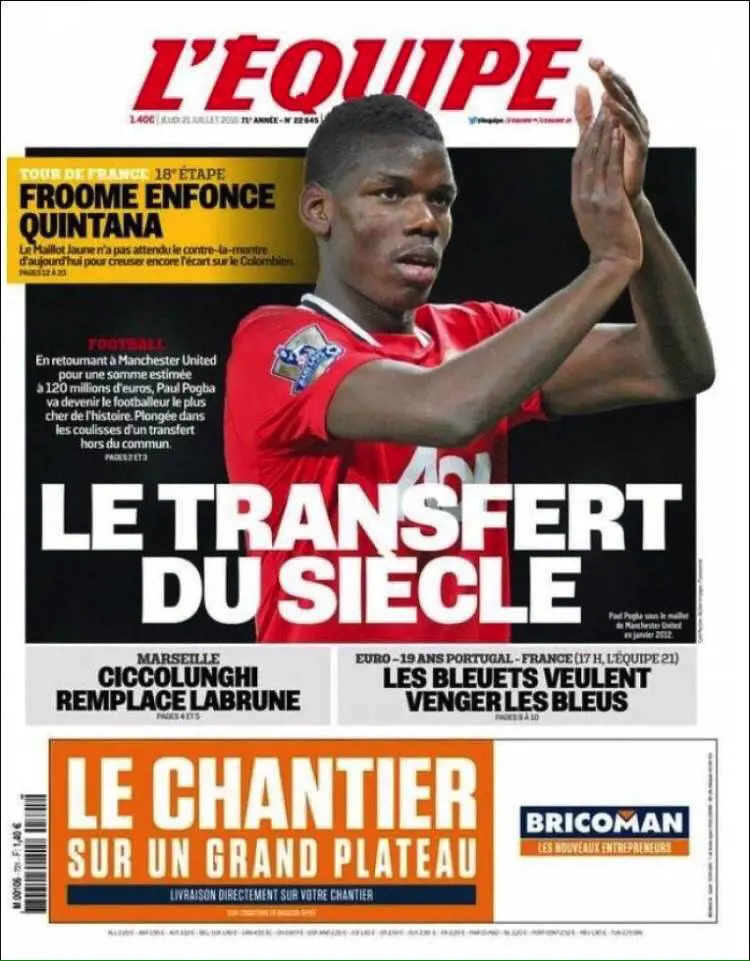 Pogba va da Mourinho, Wenger critico: "Cifra totalmente folle"