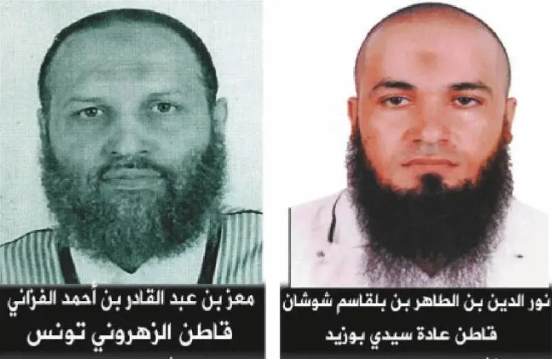 Moez Ben Adelkader al Fezzani e Noureddine Chouchane