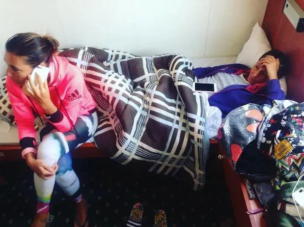Flavia Pennetta bloccata a Corfù, guasto al traghetto e vacanze out