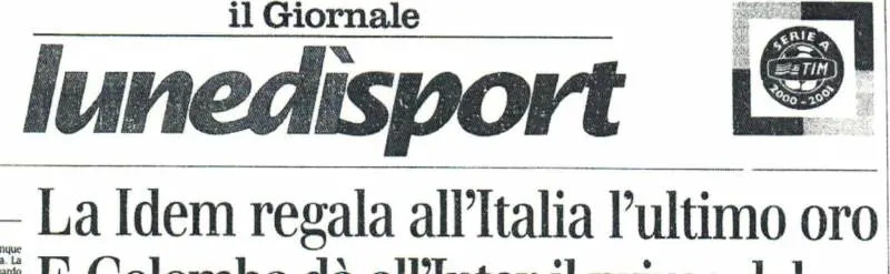 Così le pagine sportive del «Giornale» celebrano l’oro olimpico di Josefa Idem ai Giochi di Sydney 2000