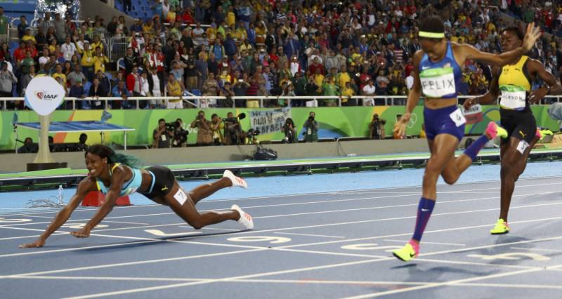 La finale dei 400 metri a Rio, vinta dalla Miller per le Bahamas