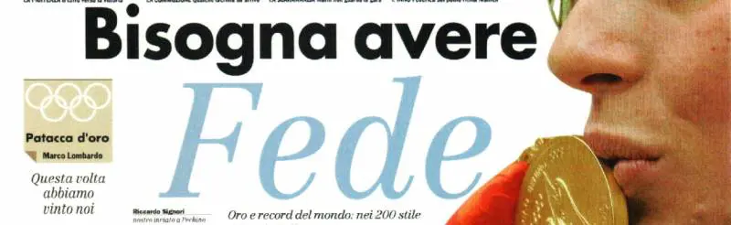 Pechino 2008. Pellegrini, ecco la regina Signori: «In due minuti è tornata divina»