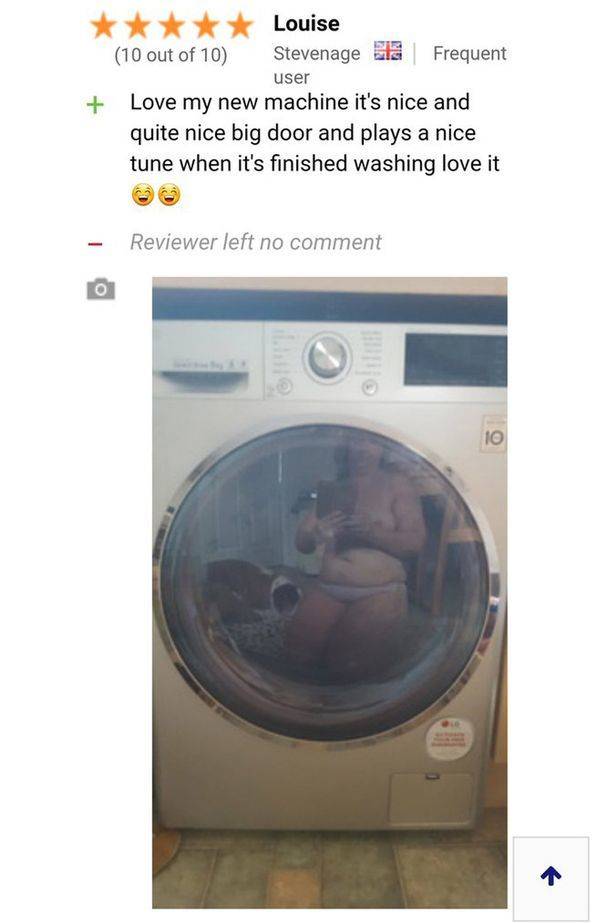 lavatrice selfie