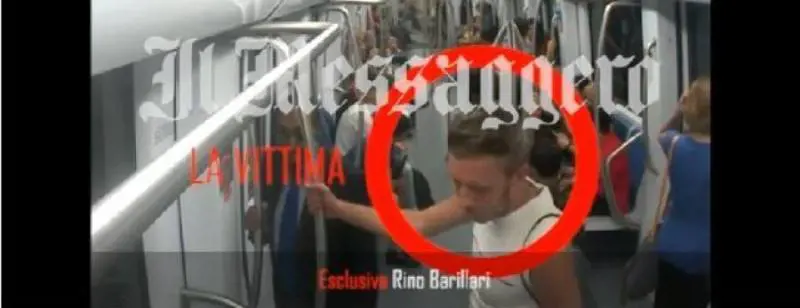 Roma, pestaggio in metro: le immagini dell'aggressione