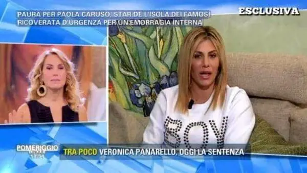 Paola Caruso dopo l'operazione d'urgenza: "Ho rischiato di morire"