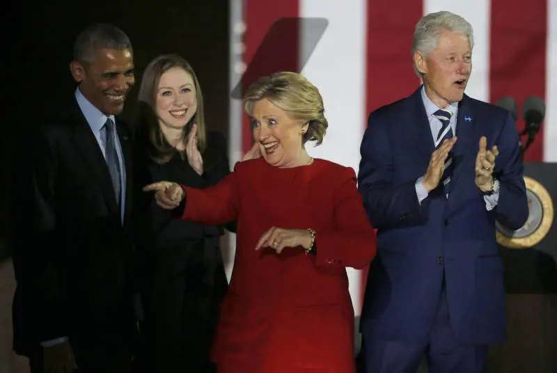 Prima il bagno di folla e poi il voto con Bill: "Farò del mio meglio"