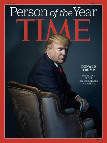 La copertina di Time su Donald Trump