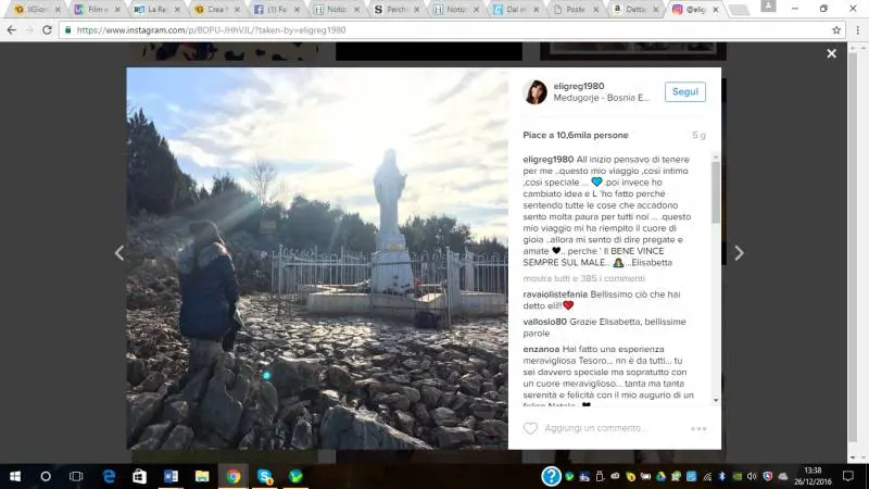 Gregoraci, Natale a Medjougorie: "Pregate e amate"