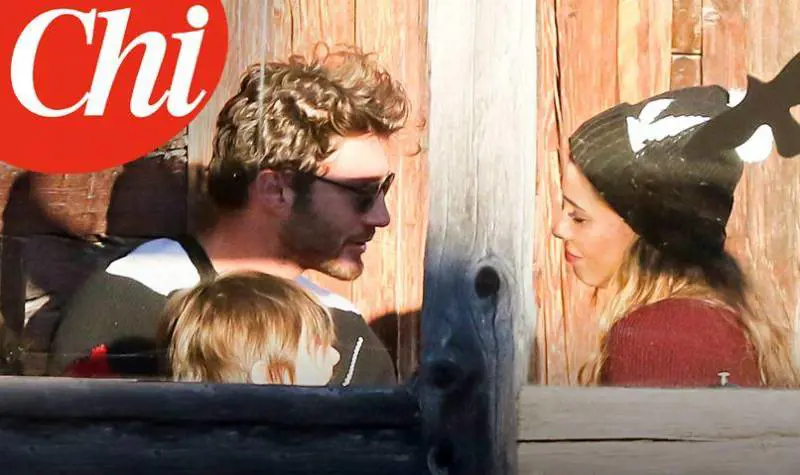 Tenero incontro in montagna tra Belen Rodriguez e Stefano De Martino