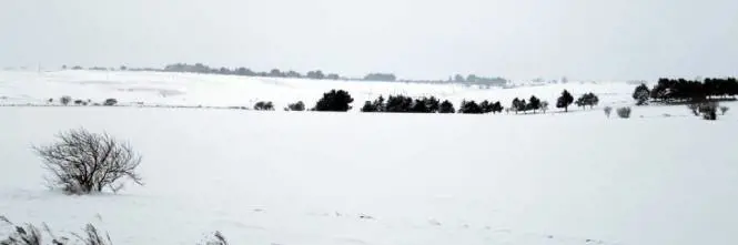 Neve nel Salento, un'antica profezia annuncia la fine del mondo