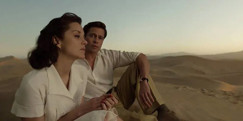 In "Allied", la coppia Pitt-Cotillard seduce più del film