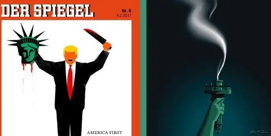Due copertine choc: i media all'assalto di Trump