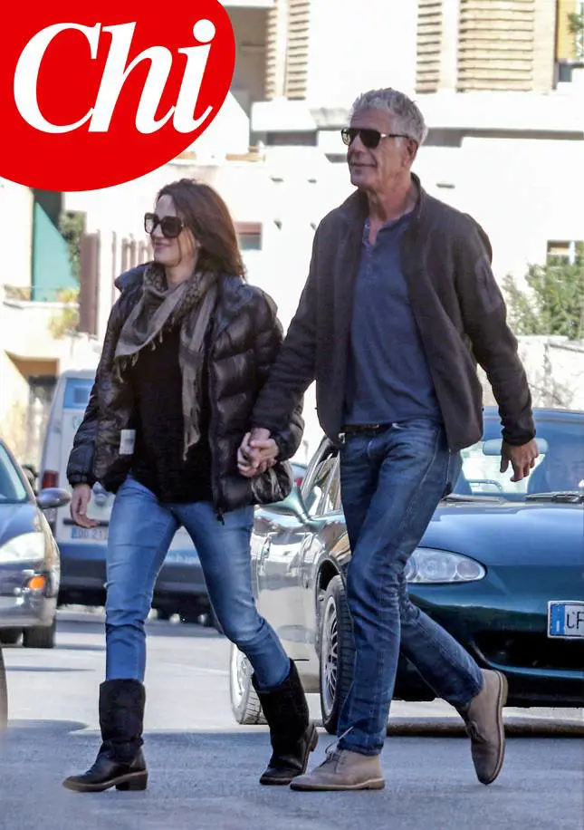Il nuovo amore di Asia Argento è lo chef Anthony Bourdain