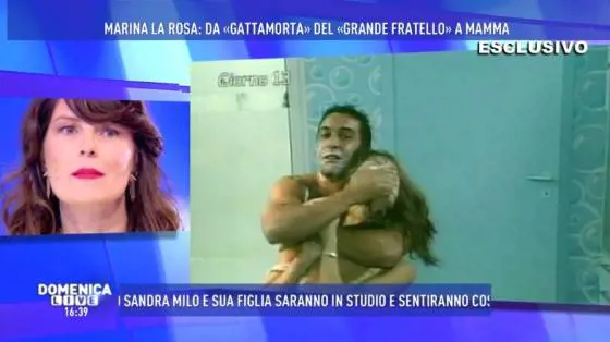 Domenica Live, Marina La Rosa ricorda in lacrime Pietro Taricone