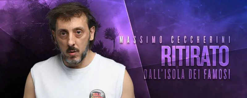Isola dei Famosi, ecco perché Massimo Ceccherini ha abbandonato il gioco