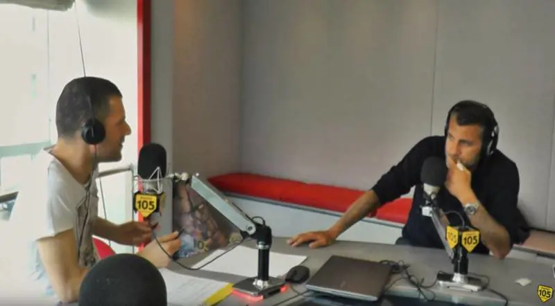 Vieri ai microfoni di Radio 105. "Miami è casa, in Italia litigo con tutti"