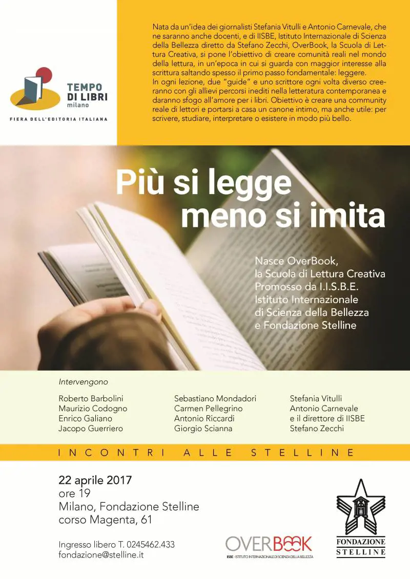 "OverBook", alle Stelline la Scuola di lettura creativa