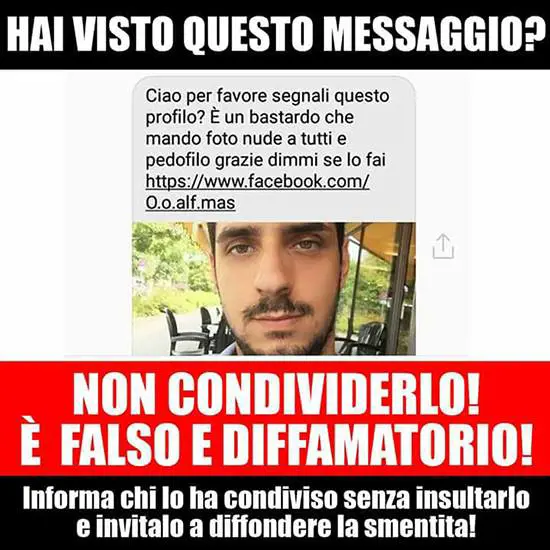 Facebook gli rovina la vita: "Io non sono un pedofilo"