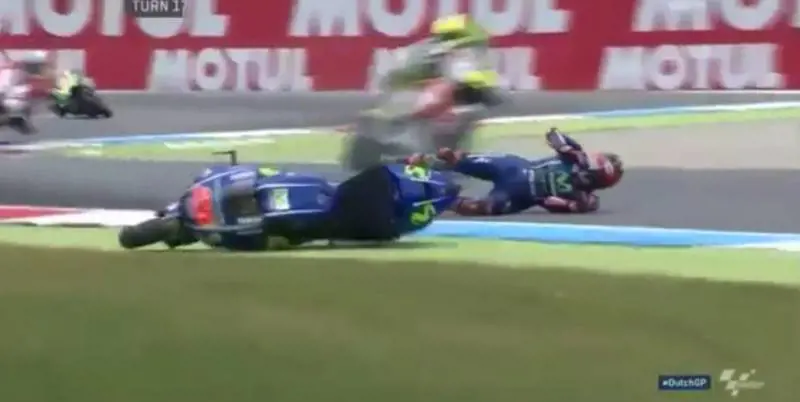 MotoGp Assen, rischio incidente Vinales-Dovizioso