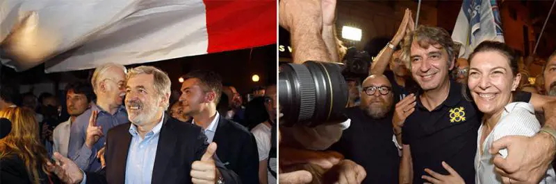 L'onda azzurra da Nord a Sud: il centrodestra ha vinto 16 a 6