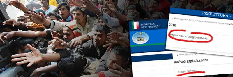 I conti delle coop sui migranti nascosti dai siti del governo