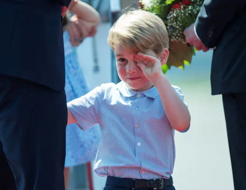 I capricci "reali" di Charlotte e George prima della partenza