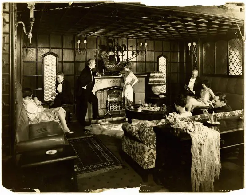 Come il Grande Gatsby sui primi transatlantici