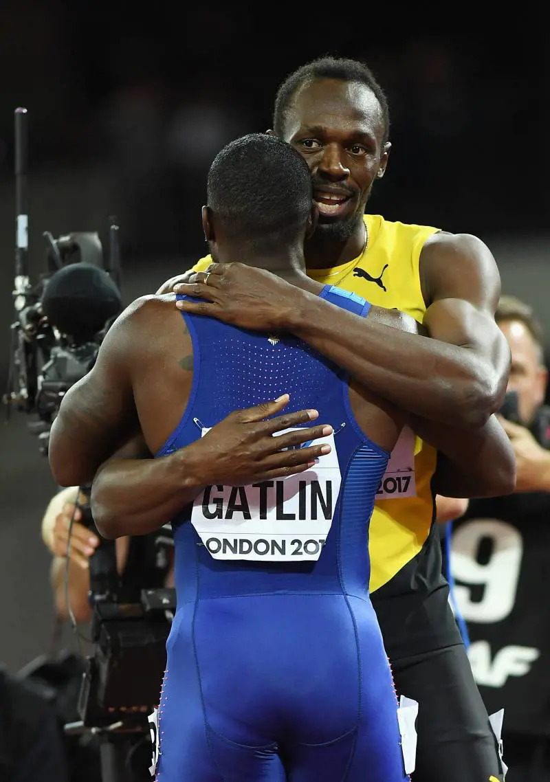 Gatlin guastafeste d'oro. Usain ci resta di bronzo