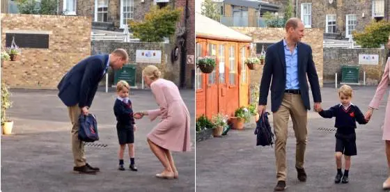 Gb, primo giorno di scuola per il principe George
