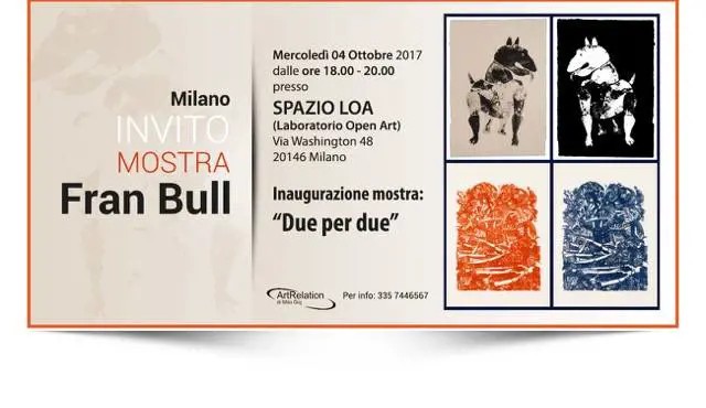 Fran Bull inaugura lo Spazio Loa