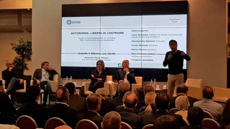 Referendum Lombardia, Forza Italia: "Vantaggio per tutta l'Italia"