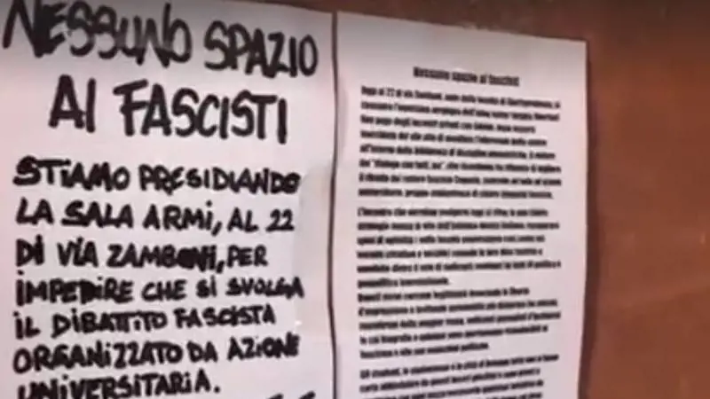 Bologna, i collettivi la spuntano di nuovo: annullato convegno di Azione universitaria