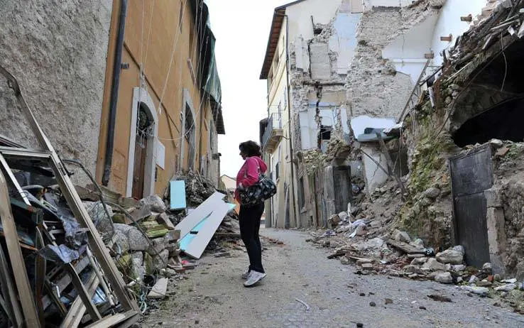 Il centro storico de L'Aquila