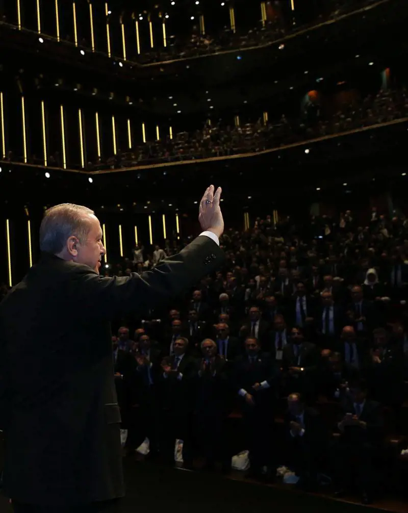 Erdoğan parla alla Camera del turismo di Ankara