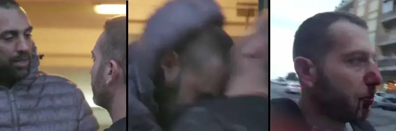 Il cronista di Nemo pestato a sangue da Roberto Spada