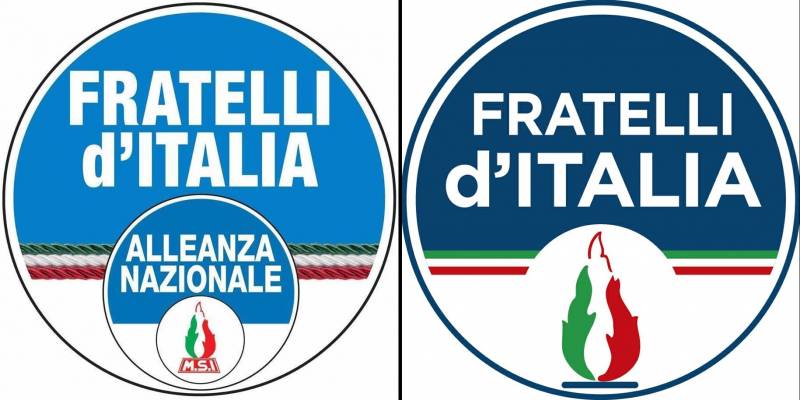 Il nuovo logo di Fratelli d'Italia