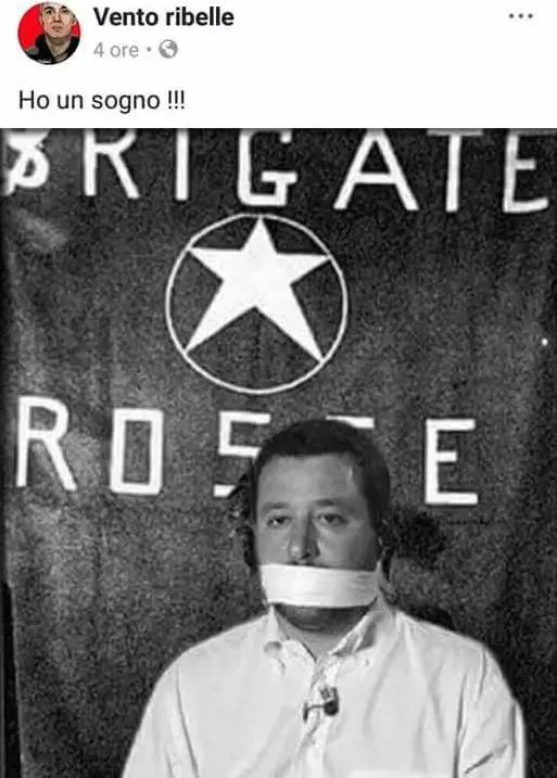 Salvini prigioniero delle Br: l'ultimo post choc degli anarchici