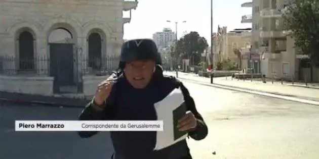 Betlemme, Marrazzo colpito da una sassaiola