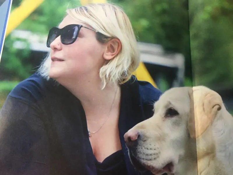 "Con gli occhi del mio cane sono arrivata fino a Santiago"