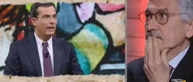 "C'è D'Alema? Vado via..." Scontro tv Renzi-"Baffino"