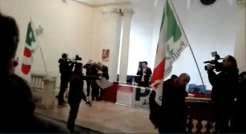 Un frame del video pubblicato da IlCentro