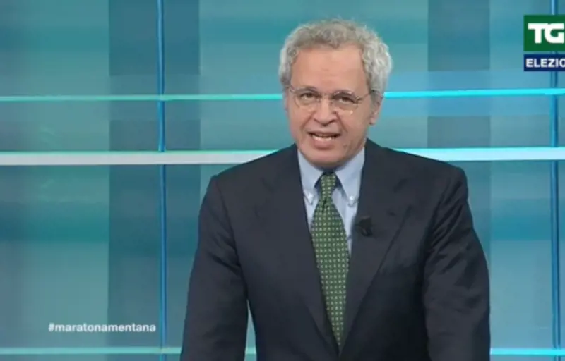 Elezioni, il buongiorno di Mentana alla maratona: "Beati voi che..."