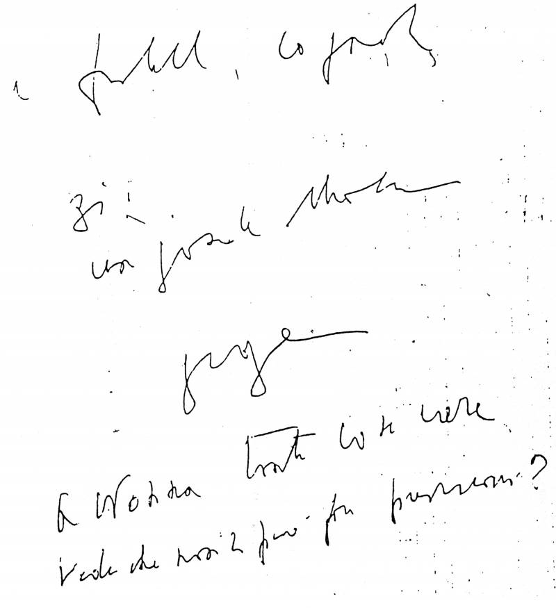 FOTO: La grafia di Aldo Moro: dalla politica al rapimento ...