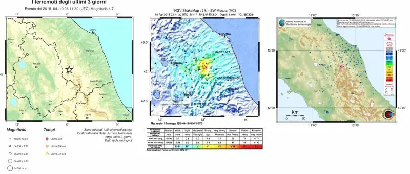 Terremoto nel Maceratese. I sindaci: "Danni notevoli"