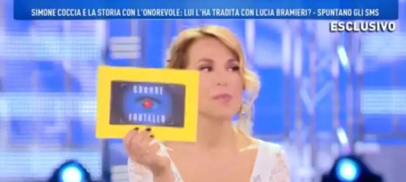 Gf, Barbara D'Urso: "In diretta leggerò i messaggi notturni tra Coccia e la Bramieri"