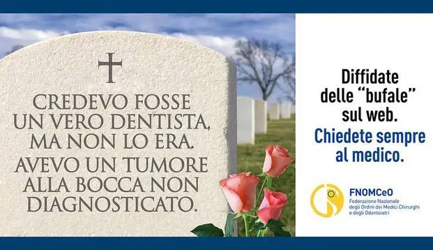 "Curarti con le fake news sul web ti fa finire al cimitero". Medici lanciano campagna choc