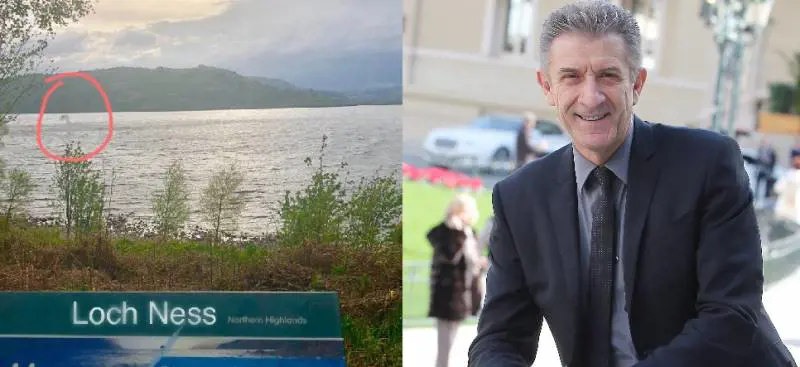 Ezio Greggio a Loch Ness, la foto: "C'è qualcosa di strano nel lago"