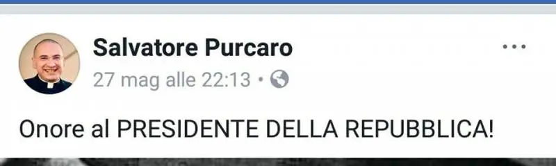 Il parroco scrive un post a favore di Mattarella. E i grillini annullano l'incontro